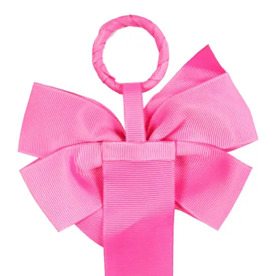 Wrapables Hair Clip and Hair Bow Holder, Hot Pink Polka Dots {3}