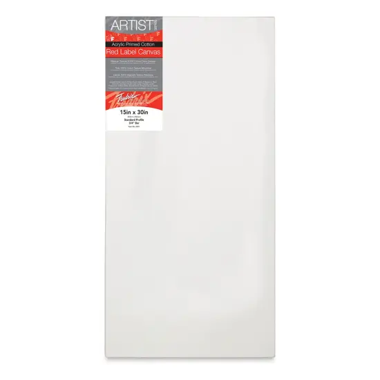 Fredrix Red Label Cotton Canvas - 15" x 30", 3/4" Profile {1}