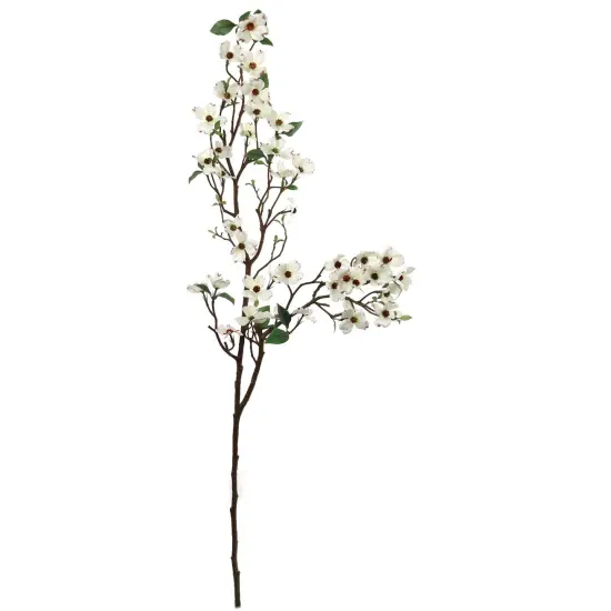 50" White Dogwood Spray 3-Pack - Silk Blooms, Lifelike Artificial Flowers, Elegant Decor - Perfect for Weddings, Events, Spring & All-Season Displays, Floral Home by Artificial Flowers {1}