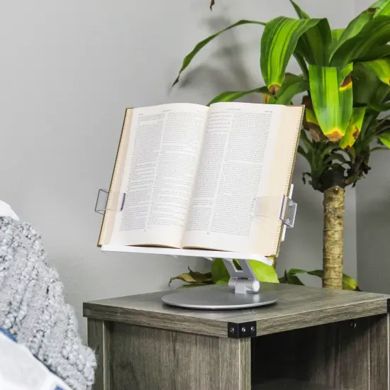 7Penn 360 Rotating Book Stand for Reading - Adjustable Reading Stand Book Holder {6}