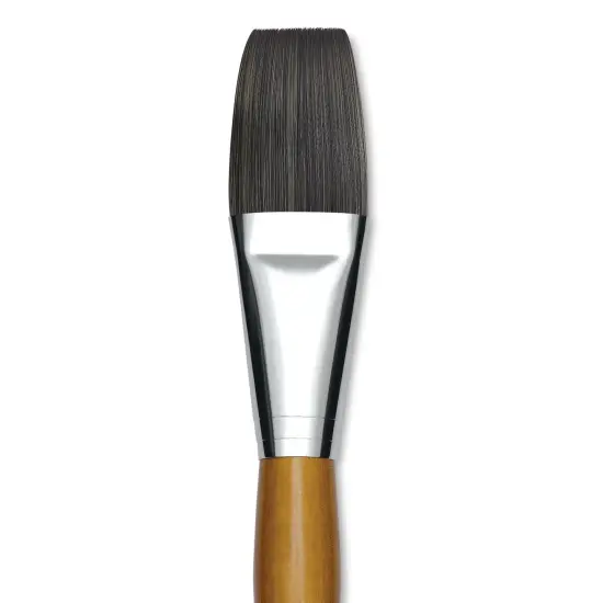 Isabey Isacryl Synthetic Brush - Long Flat, Long Handle, Size 18 {1}