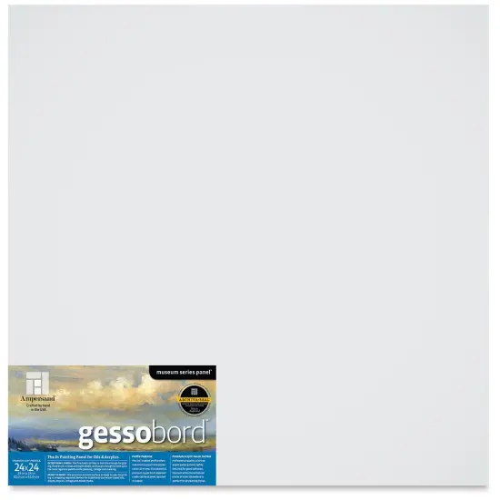 Ampersand Gessobord - 24" x 24", 1-1/2" Cradled {1}