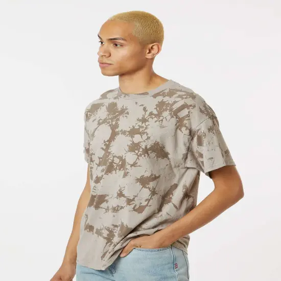 Dyenomite&reg; Crush Tie-Dyed T-Shirt Stone {5}