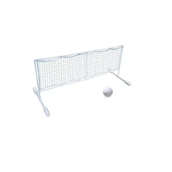 Swim Central 86" White Water Sports Swimming Pool Floating Volleyball Game With Net And Ball {3}
