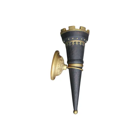 Medieval Torch Wall Decor Statue {1}