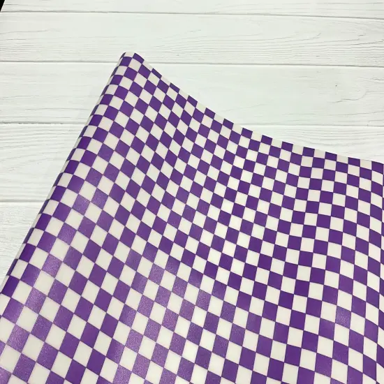 Checkered Frosted Jelly Dark Orange {3}