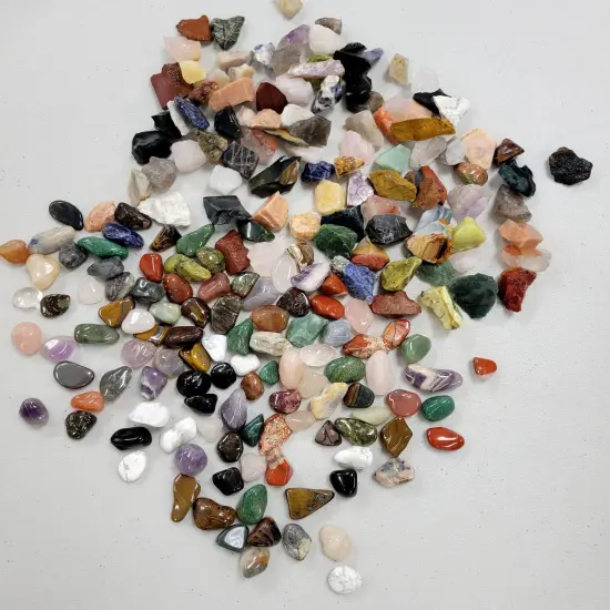 Rough & Tumbled Crystal Confetti Mix - 1/2 inch to 1 inch. {6}