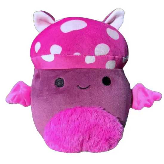 Squishmallows Official Kellytoy Plush 8 Inch Cosimo the Mushroom Bat {1}