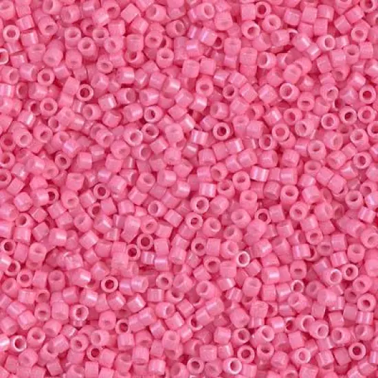 Miyuki Delica Bead 11/0, DB1371, Dyed Op Carnation Pink, 50 grams {1}