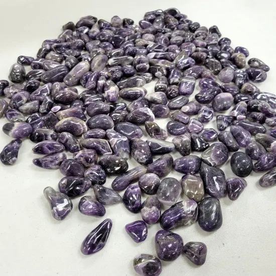 Tumbled Dark Amethyst Crystals From South Africa {6}