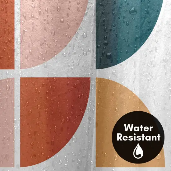 Mid Century Circles by ArtPrink Shower Curtain 71" x 74" {3}