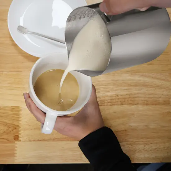 G Francis 30oz Stainless Steel Milk Frothing Pitcher with Latte Art Pen {6}