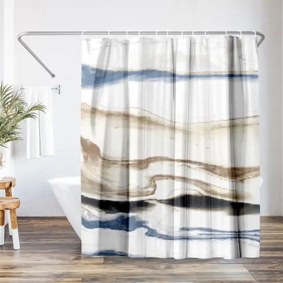 Americanflat 71" x 74" Shower Curtain, Synthesis Ii by PI Creative Art {1}