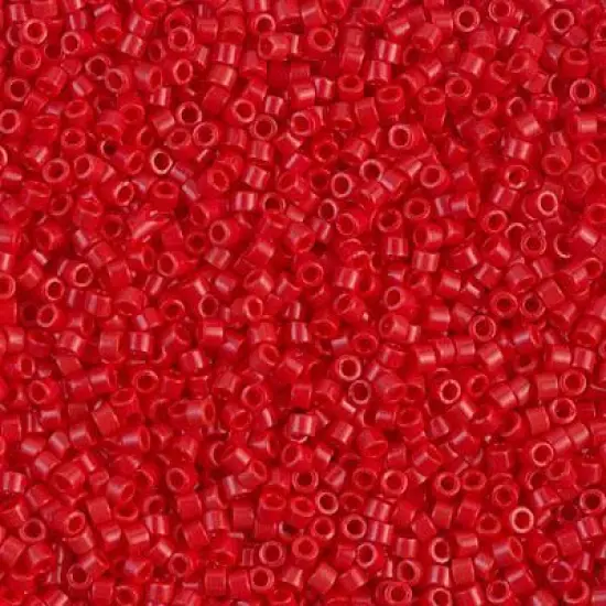 Miyuki Delica Bead 11/0, DB0723, Op Red, 50 grams {1}
