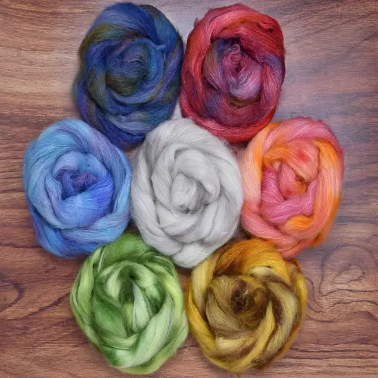 Suri Sensation Brushed Suri Alpaca: Super-Soft Lace Weight Yarn for Knit and Crochet, Non-Itchy, Pacific Northwest Hand Dyed. {3}