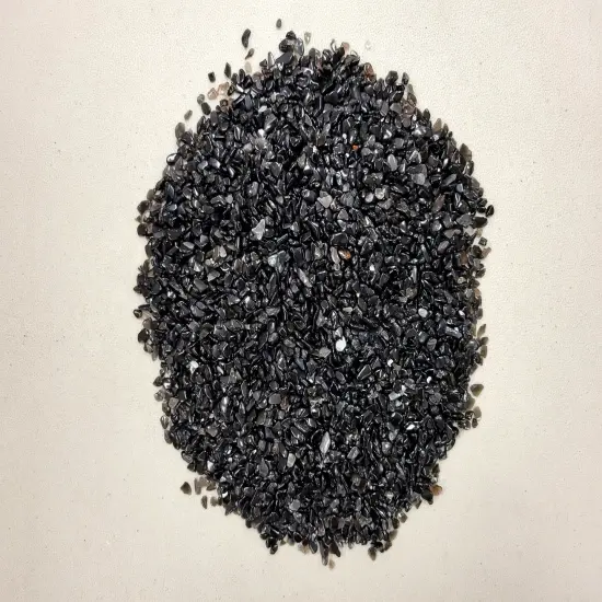 Tumbled Black Obsidian Crystal Chips {5}