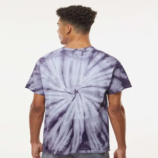 Dyenomite&reg; Cyclone Pinwheel Tie-Dyed Short Sleeve Crewneck T-Shirt Turquoise {7}