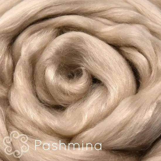 CASHMERE INDULGENCE BLEND of Superfine Merino, Mulberry Silk and a Touch of Cashmere Fiber, Spinning, Felting & Blending. Pashmina {2}