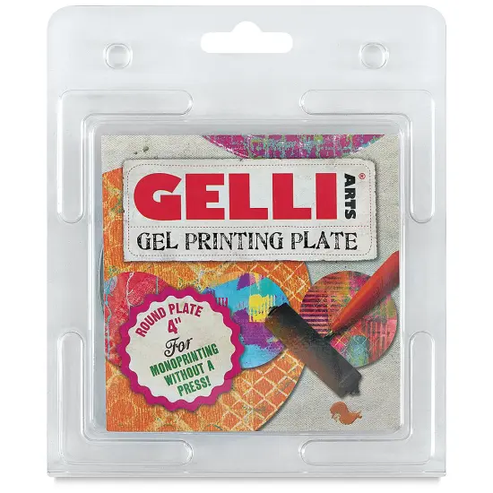 Gelli Arts Printing Plate - 4", Round {1}