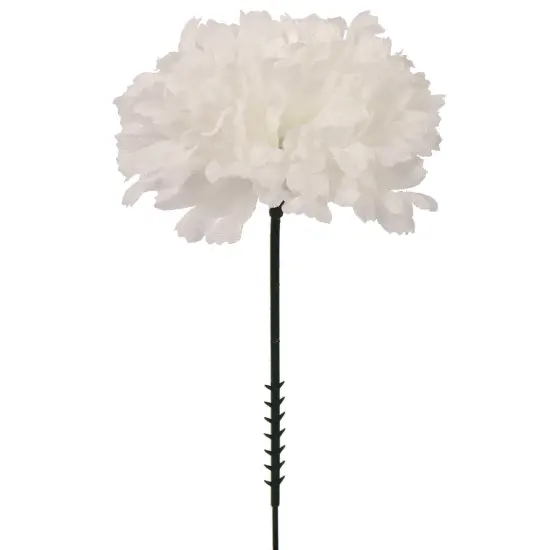 5-Inch Stem Carnation Picks, Realistic Silk Flowers for Bouquets, Centerpieces & DIY Decor, Ideal for Weddings and Crafts, Floral Home by Artificial Flowers {1}