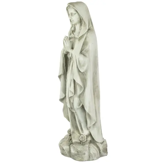 Northlight Praying Virgin Mary Outdoor Garden Statue - 27.75" Gray {5}
