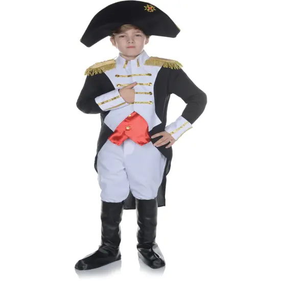 Boy's French Leader Emporer Napoleon Bonaparte Costume {1}