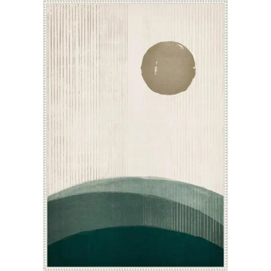 The Rusty Sun by Ema Paraschiv Framed Canvas Wall Art {1}