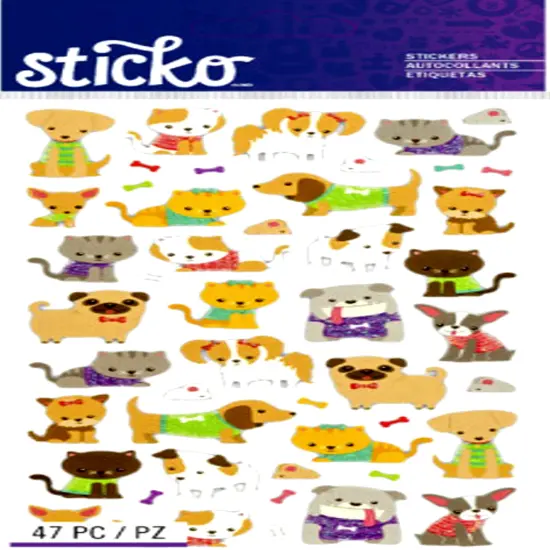 Sticko Tiny Cats & Dogs Stickers {1}