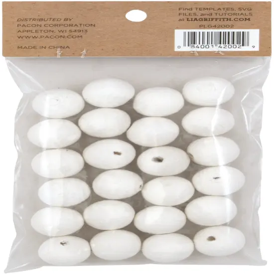 Lia Griffith Cotton Spun Paper Balls 20mm 24/Pkg-White {3}