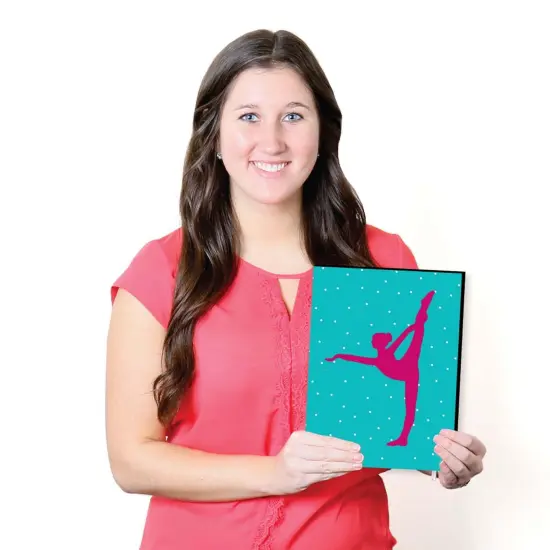 Big Dot of Happiness Tumble, Flip and Twirl - Gymnastics - Sports Themed Wall Art, Kids Room & Game Room Decor - 7.5 x 10 inches - Set of 3 Prints {7}