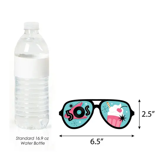 Big Dot of Happiness Through the Decades Glasses - Paper Card Stock 50s, 60s, 70s, 80s, and 90s Party Photo Booth Props Kit - 10 Count {6}