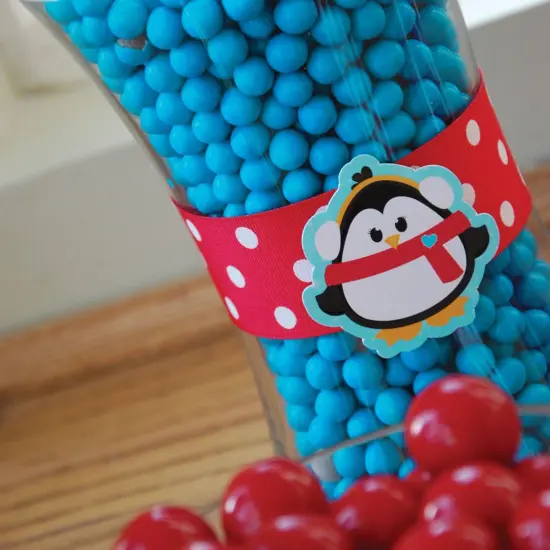 Big Dot of Happiness Holly Jolly Penguin - DIY Shaped Holiday and Christmas Cut-Outs - 24 Count {6}