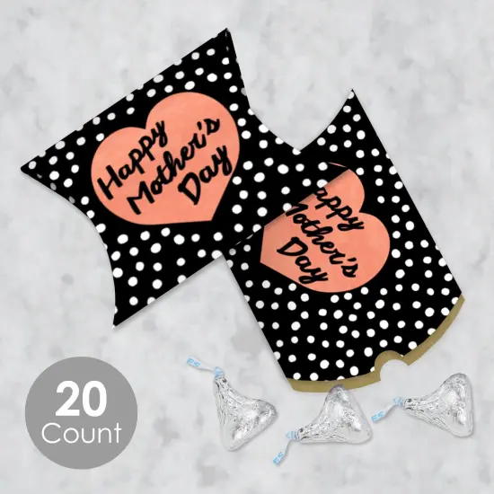 Big Dot of Happiness Best Mom Ever - Favor Gift Boxes - Mother's Day Party Petite Pillow Boxes - Set of 20 {3}