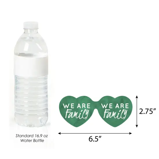 Big Dot of Happiness Family Tree Reunion Glasses - Paper Card Stock Family Gathering Party Photo Booth Props Kit - 10 Count {6}