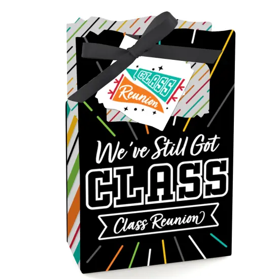 Big Dot of Happiness Still Got Class - High School Reunion Party Favor Boxes - Set of 12 {1}