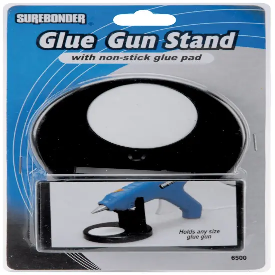 Surebonder Glue Gun Stand W/Non-Stick Glue Pad-Black {1}