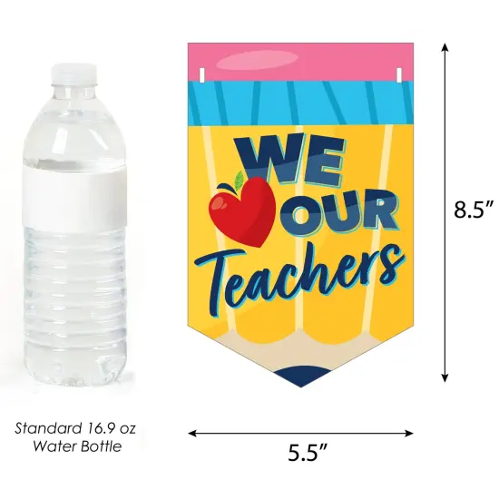 Big Dot of Happiness Thank You Teachers - Teacher Appreciation Bunting Banner - Party Decorations - Thank You Teachers {4}