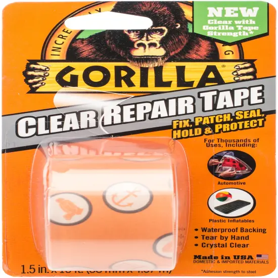 Gorilla Glue Repair Tape 1.5"X15'-Clear {1}