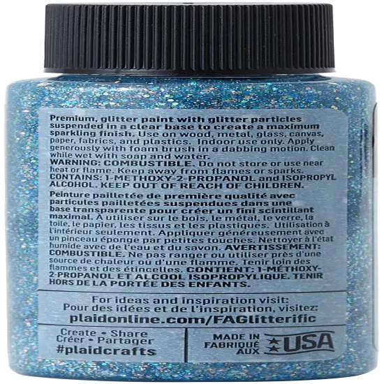 FolkArt Glitterific Fine Glitter Paint 2oz {4}