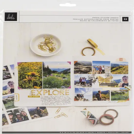 Heidi Swapp Storyline Chapters Photo Paper 8.5"X11" 12/Pkg-Matte {1}