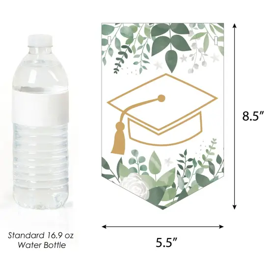 Big Dot of Happiness Boho Botanical Graduate - Greenery Graduation Party Bunting Banner - Party Decorations - Congrats Grad {3}