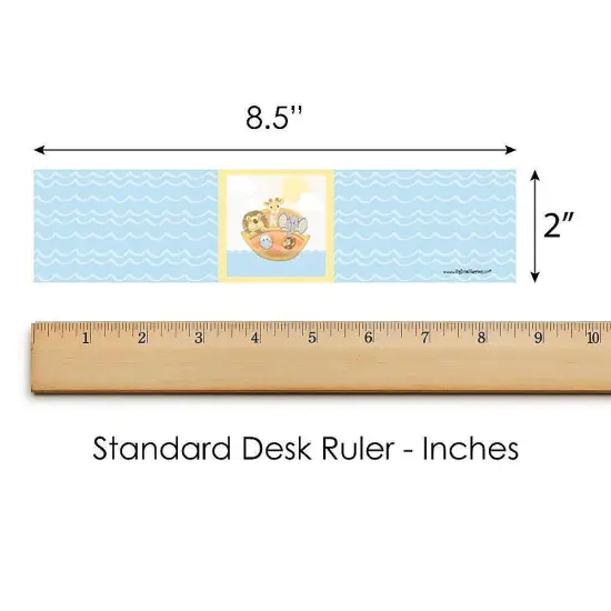 Big Dot of Happiness Noah's Ark - Baby Shower Water Bottle Sticker Labels - Set of 20 {6}