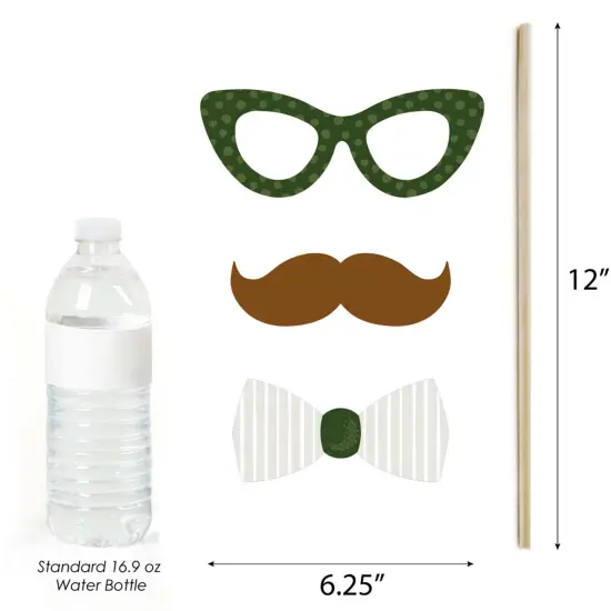 Big Dot of Happiness Hello Avocado - Fiesta Party Photo Booth Props Kit - 20 Count {6}