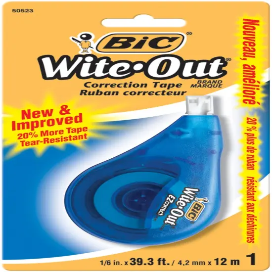BIC Wite-Out EZ Correction Tape-.166"X39.3' {1}