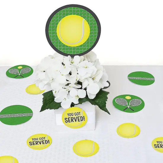 Big Dot of Happiness You Got Served - Tennis - Baby Shower or Tennis Ball Birthday Party Giant Circle Confetti - Party D&eacute;cor - Large Confetti 27 Count {7}
