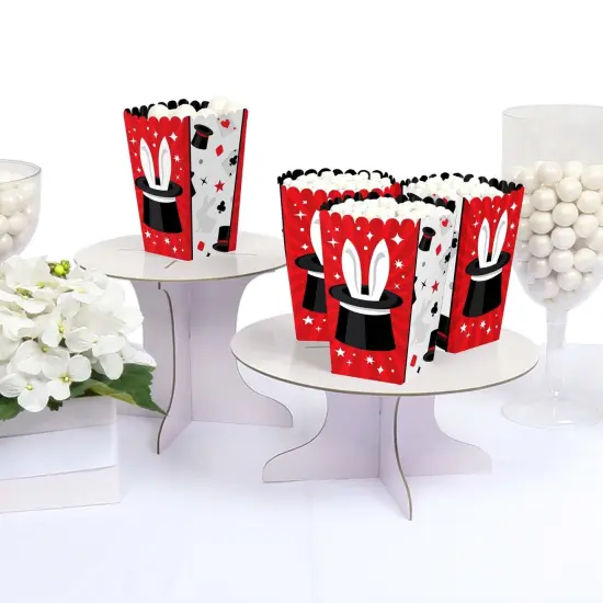 Big Dot of Happiness Ta-Da, Magic Show - Magical Birthday Party Favor Popcorn Treat Boxes - Set of 12 {4}