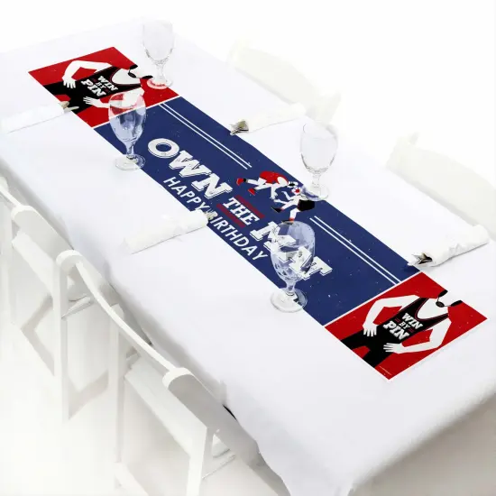 Big Dot of Happiness Own the Mat - Wrestling - Happy Birthday Decorations Party Banner {7}