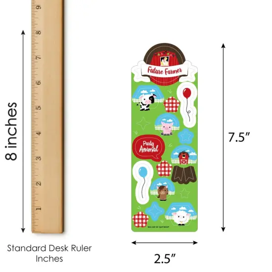 Big Dot of Happiness Farm Animals - Barnyard Birthday Party Favor Kids Stickers - 16 Sheets - 256 Stickers {4}