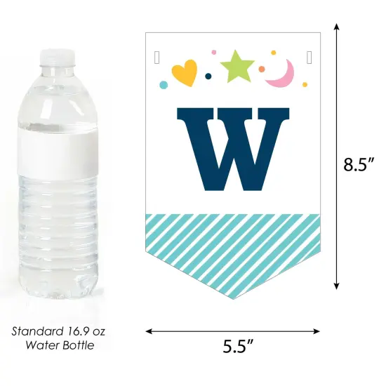 Big Dot of Happiness Colorful Baby Shower - Gender Neutral Baby Shower Bunting Banner - Party Decorations - Welcome Baby {4}