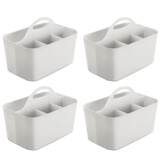 mDesign Storage Caddy Tote for Desktop Office Supplies, Small, 4 Pack {5}